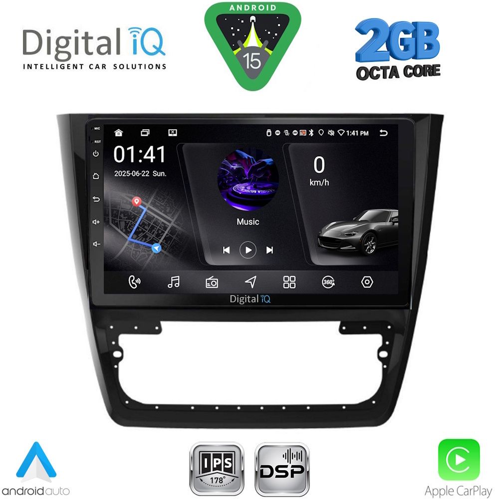 DIGITAL IQ RSF 4610_CPA (10inc) MULTIMEDIA TABLET for SKODA YETI mod. 2014-2018