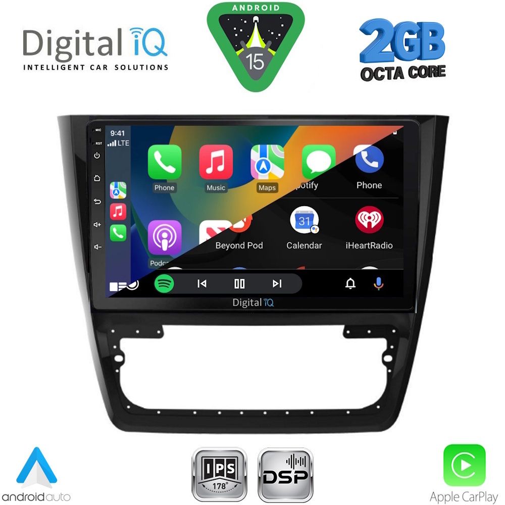 DIGITAL IQ RSF 4610_CPA (10inc) MULTIMEDIA TABLET for SKODA YETI mod. 2014-2018
