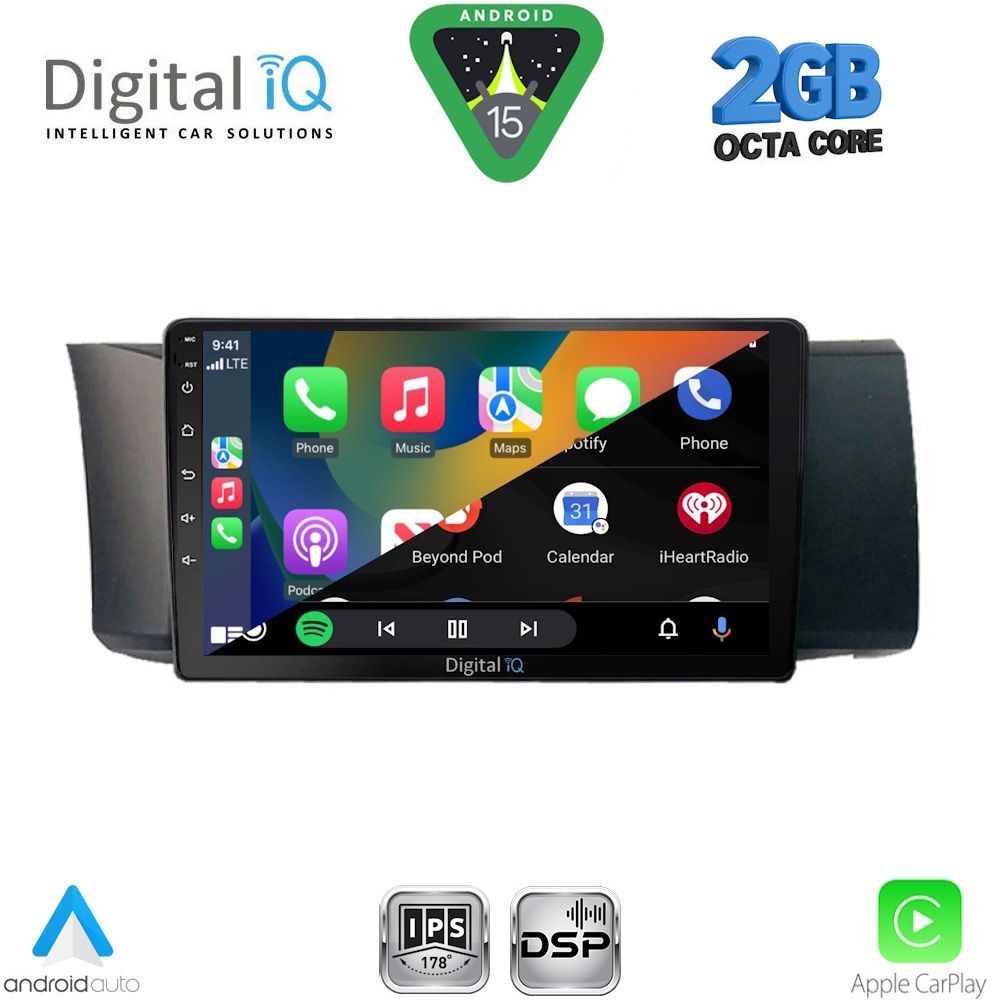 DIGITAL IQ RSF 4669_CPA (9inc) MULTIMEDIA TABLET for TOYOTA GT86 - SUBARU BRZ mod. 2012-2024