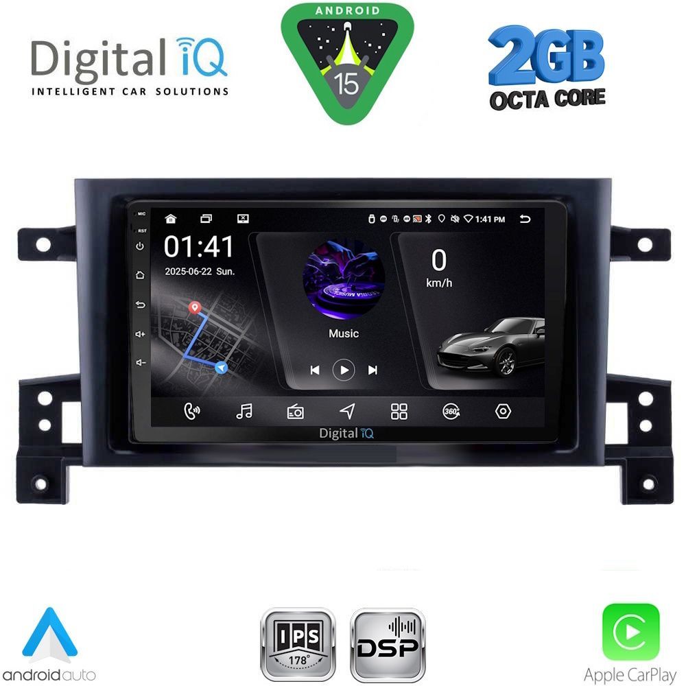 DIGITAL IQ RSF 4696_CPA (9inc) MULTIMEDIA TABLET for SUZUKI GRAND VITARA mod. 2005-2015 - DIGITAL IQ RSF 4696_CPA