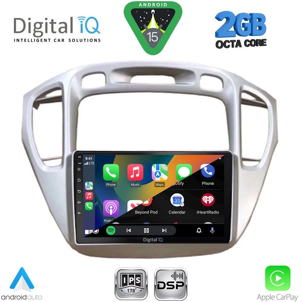 DIGITAL IQ RSF 4718_CPA (9inc) MULTIMEDIA TABLET for TOYOTA HIGHLANDER mod. 2002-2009 - DIGITAL IQ RSF 4718_CPA