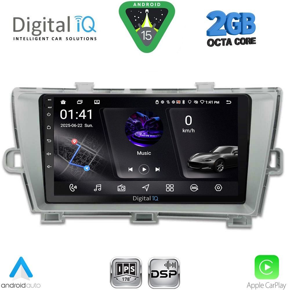 DIGITAL IQ RSF 4726_CPA (9inc) MULTIMEDIA TABLET for TOYOTA PRIUS mod. 2009-2015 - DIGITAL IQ RSF 4726_CPA