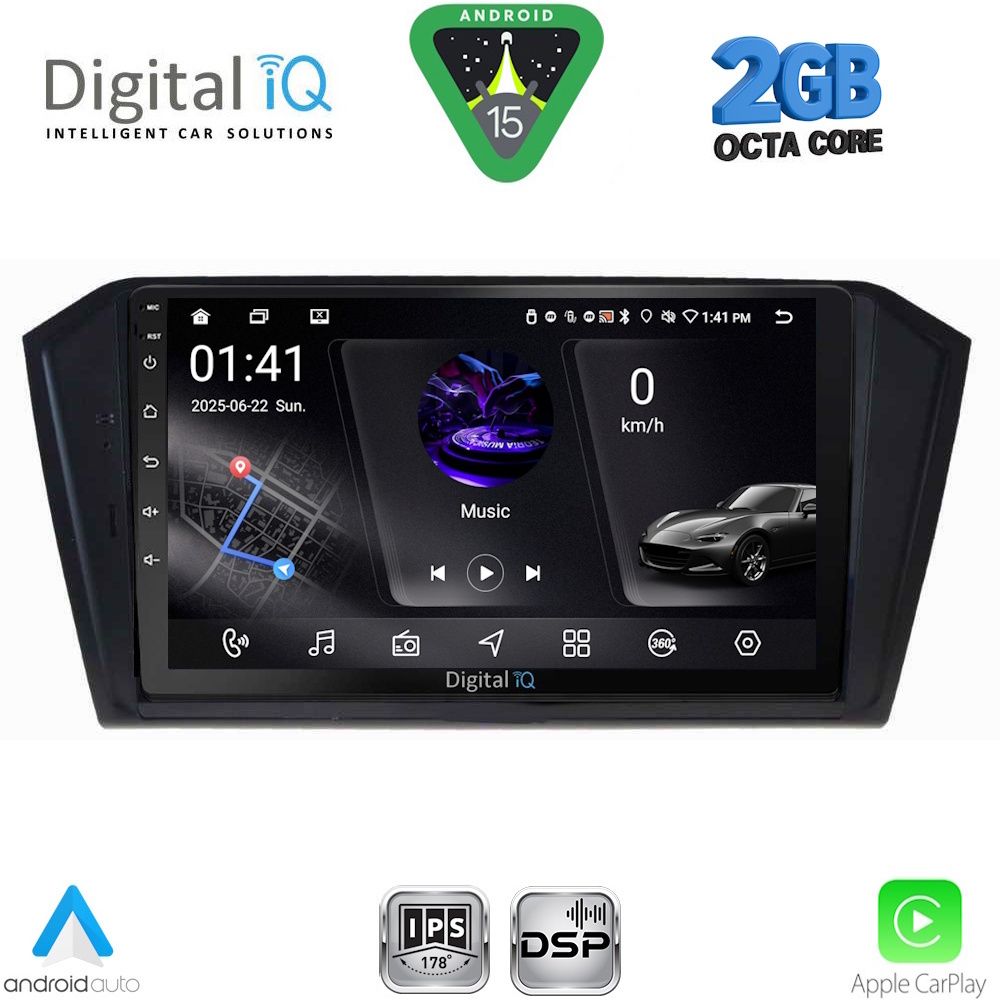 DIGITAL IQ RSF 4750_CPA (10inc) MULTIMEDIA TABLET for VW PASSAT mod. 2016-2022 - DIGITAL IQ RSF 4750_CPA