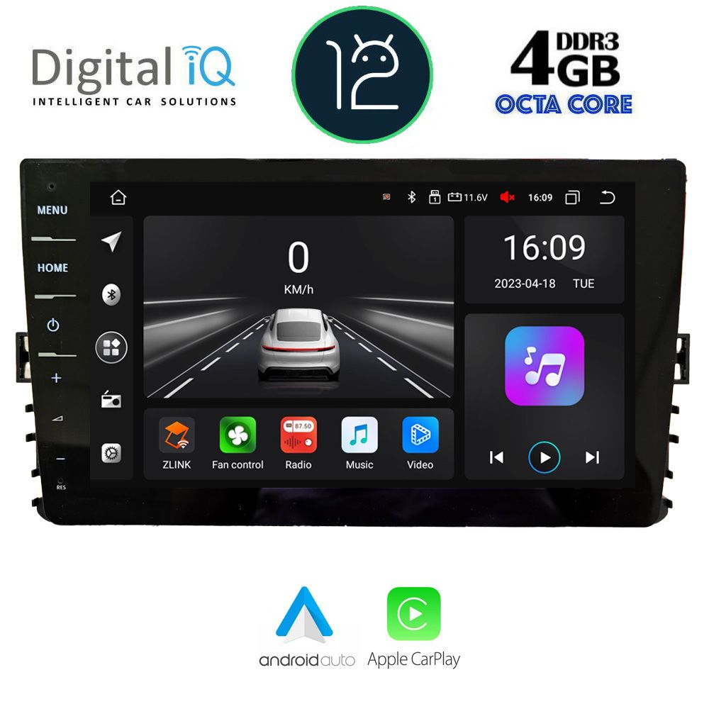DIGITAL IQ ASC 758_CPA (9inc) MULTIMEDIA TABLET for VW POLO – TROC – TCROSS mod. 2017-2025 - DIGITAL IQ ASC 758_CPA