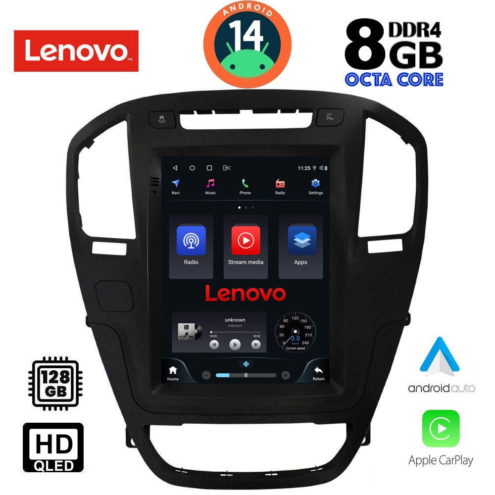 Οθόνη Opel Insignia 2008 – 2013 με CarPlay, Android Auto, GPS, Bluetooth – LENOVO SSW 10914BL_CPA TESLA STYLE