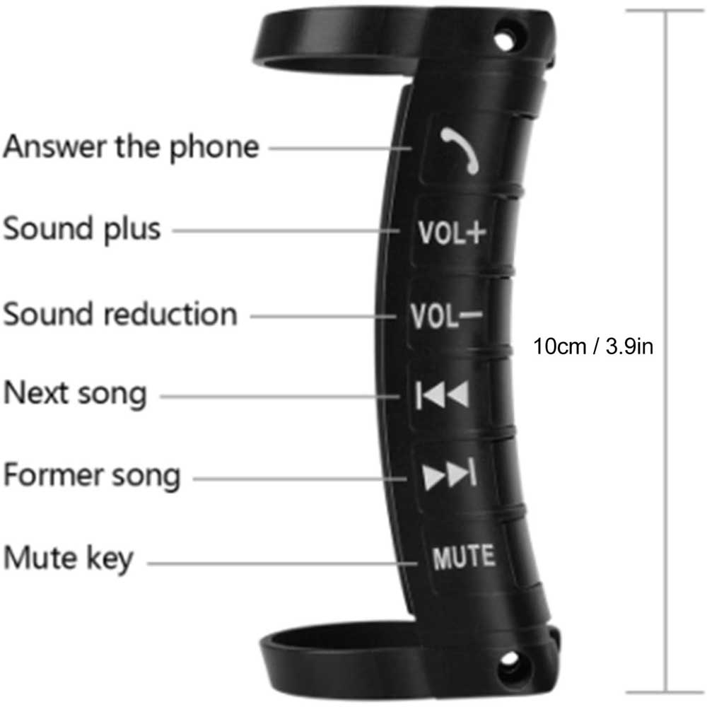 Ασύρματο Τηλεχειριστήριο τιμονιού Bluetooth για οθόνες Android – DIQ SWC REMOTE