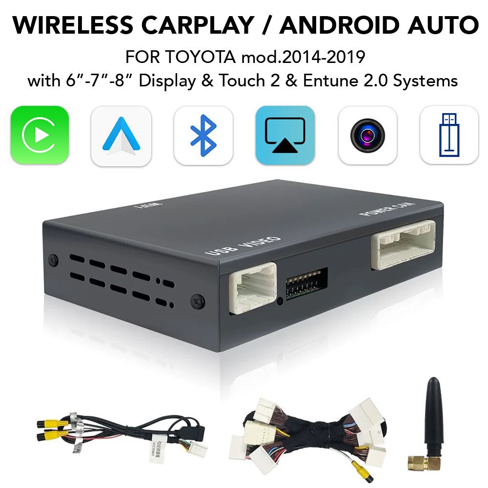DIGITAL IQ TΥ 280_CPA (WIRELESS CARPLAY / ANDROID AUTO BOX for TOYOTA mod. 2014-2019 with Touch 2 & Entune 2 System)