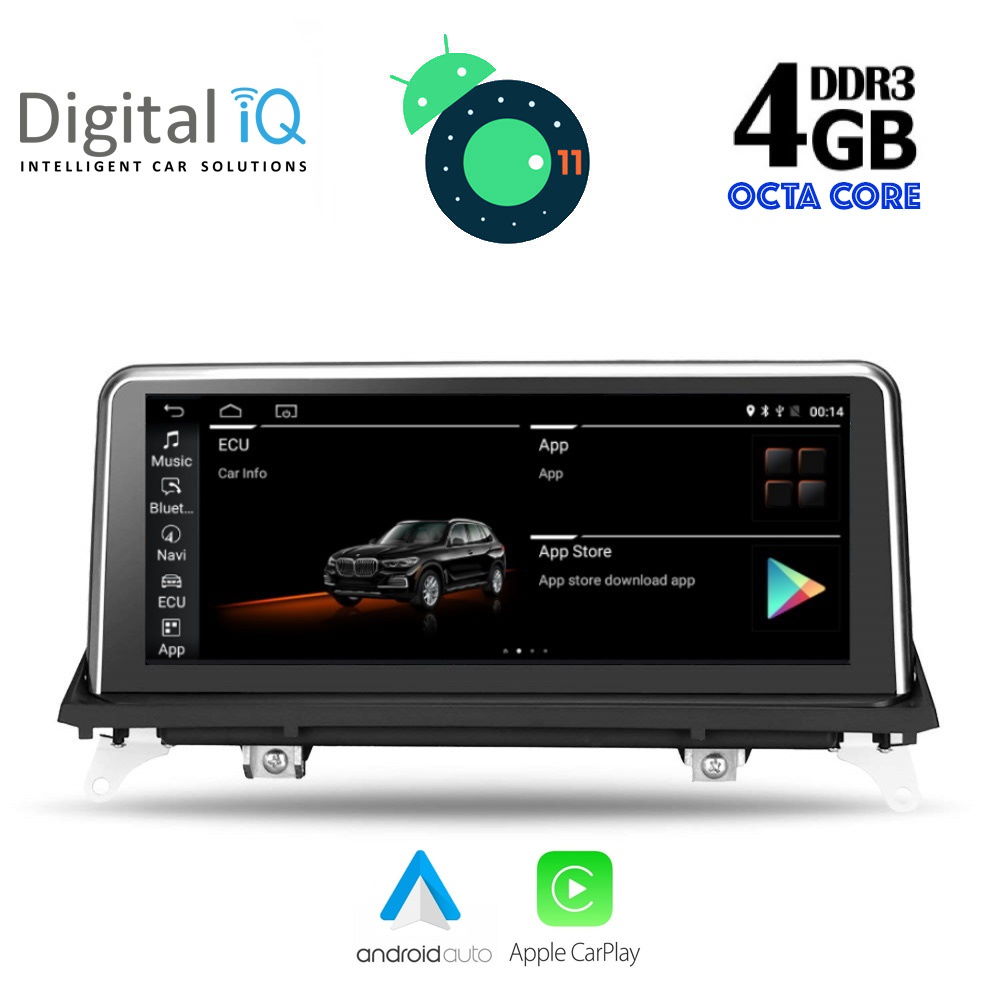 DIGITAL IQ TOP 10977_CPA (10.25'') MULTIMEDIA SYSTEM for BMW X5 (E70) – X6 (E71) mod. 2009-2013 (CIC) - DIGITAL IQ TOP 10977_CPA
