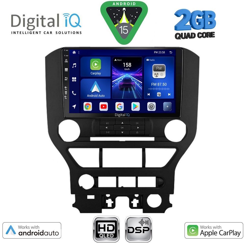 DIGITAL IQ BXC 3166_CPAA (9inc) MULTIMEDIA TABLET for FORD MUSTANG mod. 2015-2020 - DIGITAL IQ BXC 3166_CPAA