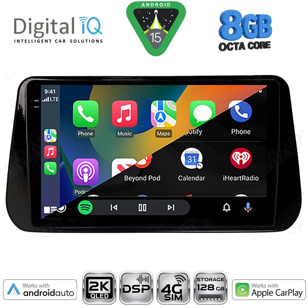 DIGITAL IQ BXF 11238B_CPAA (10inc) MULTIMEDIA TABLET for HYUNDAI IX45- SANTA FE mod. 2018-2023