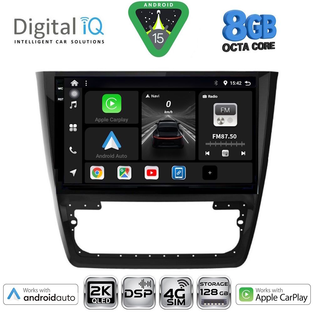 DIGITAL IQ BXF 11610_CPAA (10inc) MULTIMEDIA TABLET for SKODA YETI mod. 2014-2018 - DIGITAL IQ BXF 11610_CPAA