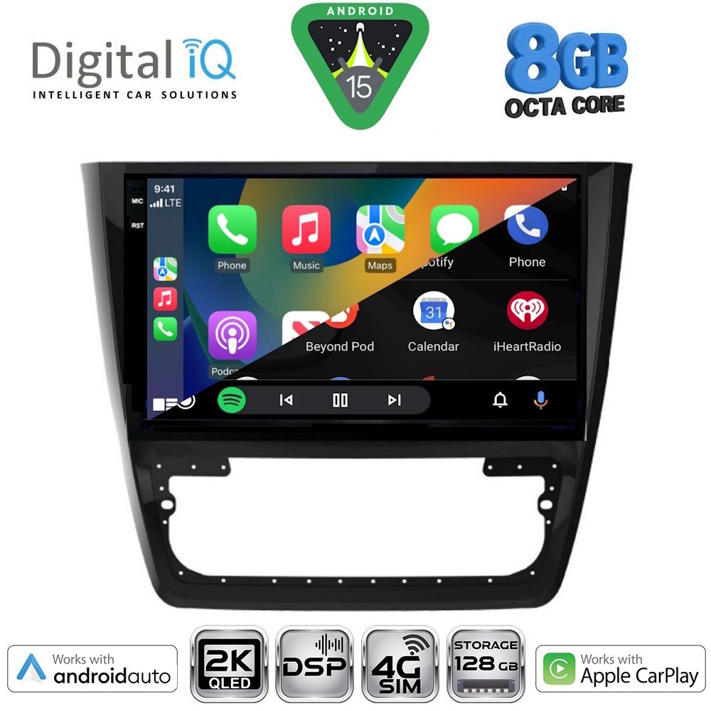 DIGITAL IQ BXF 11610_CPAA (10inc) MULTIMEDIA TABLET for SKODA YETI mod. 2014-2018 - DIGITAL IQ BXF 11610_CPAA