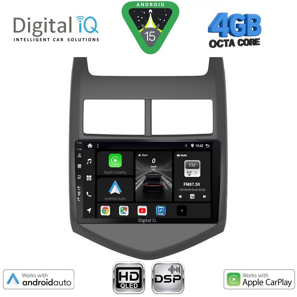 DIGITAL IQ BXF 6074_CPAA (9inc) MULTIMEDIA TABLET for CHEVROLET AVEO mod. 2011-2014 - DIGITAL IQ BXF 6074_CPAA