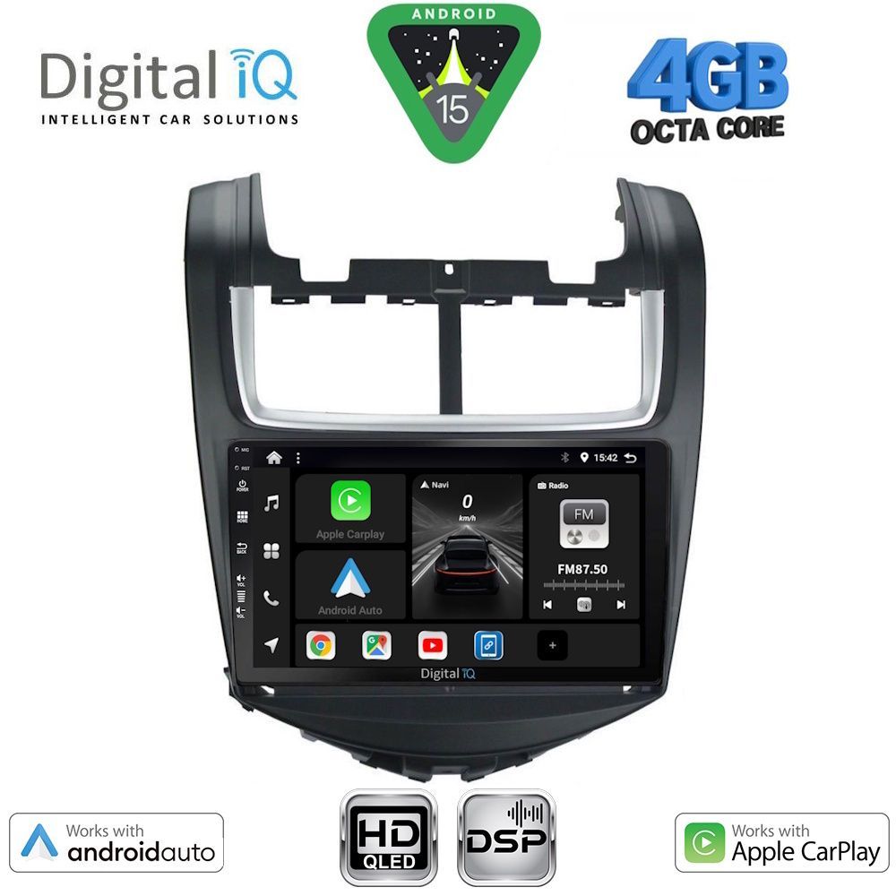 DIGITAL IQ BXF 6075_CPAA (9inc) MULTIMEDIA TABLET for CHEVROLET AVEO mod. 2014-2017 - DIGITAL IQ BXF 6075_CPAA