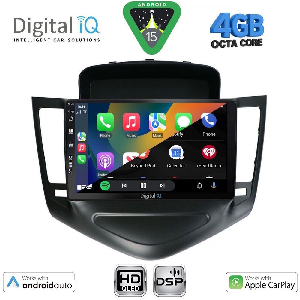 DIGITAL IQ BXF 6076_CPAA (9inc) MULTIMEDIA TABLET for CHEVROLET CRUZE mod. 2008-2012