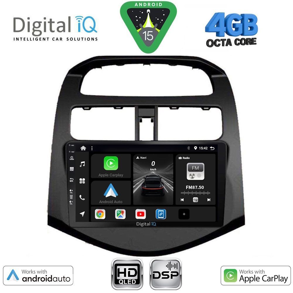 DIGITAL IQ BXF 6078_CPAA (9inc) MULTIMEDIA TABLET for CHEVROLET SPARK mod. 2009-2015 - DIGITAL IQ BXF 6078_CPAA