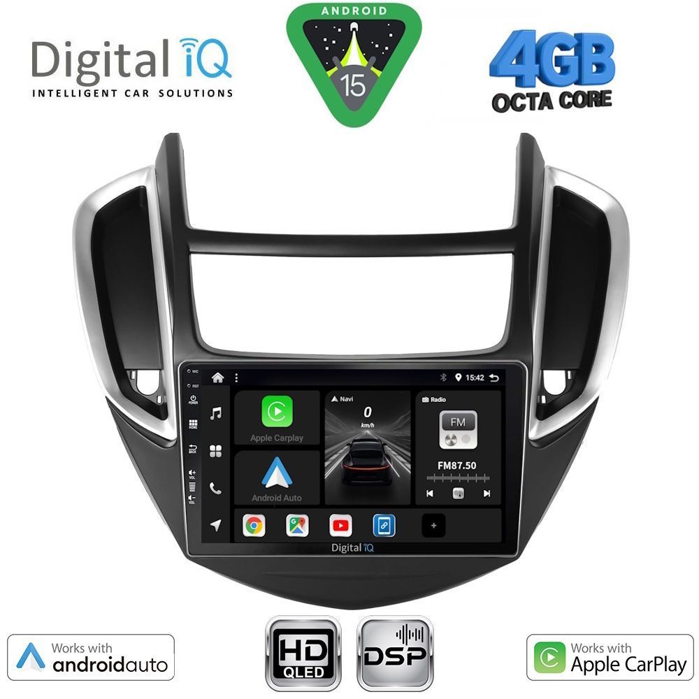 DIGITAL IQ BXF 6080_CPAA (9inc) MULTIMEDIA TABLET for CHEVROLET TRAX mod. 2014-2022