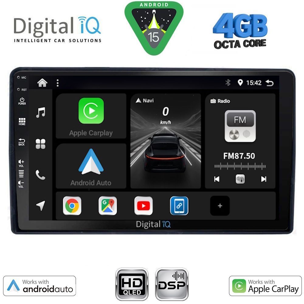 DIGITAL IQ BXF 6081_CPAA (9inc) MULTIMEDIA TABLET for CITROEN – PEUGEOT mod. 2008-2018 - DIGITAL IQ BXF 6081_CPAA