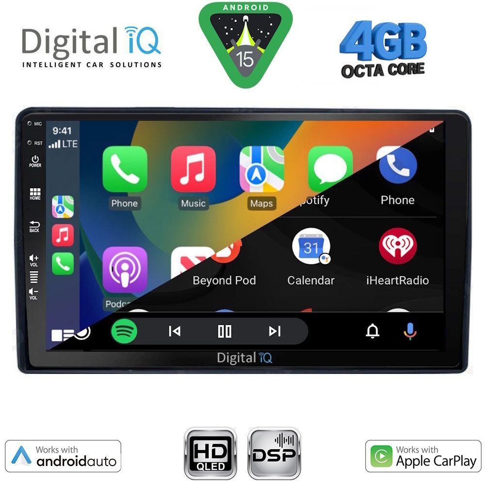 DIGITAL IQ BXF 6081_CPAA (9inc) MULTIMEDIA TABLET for CITROEN – PEUGEOT mod. 2008-2018 - DIGITAL IQ BXF 6081_CPAA