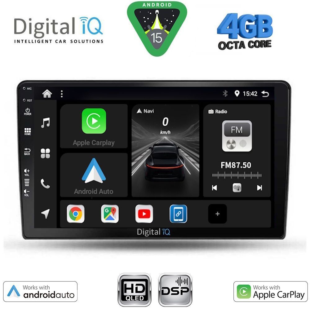 DIGITAL IQ BXF 6103B_CPAA (9inc) MULTIMEDIA TABLET for DACIA DUSTER mod. 2012-2019 - DIGITAL IQ BXF 6103B_CPAA