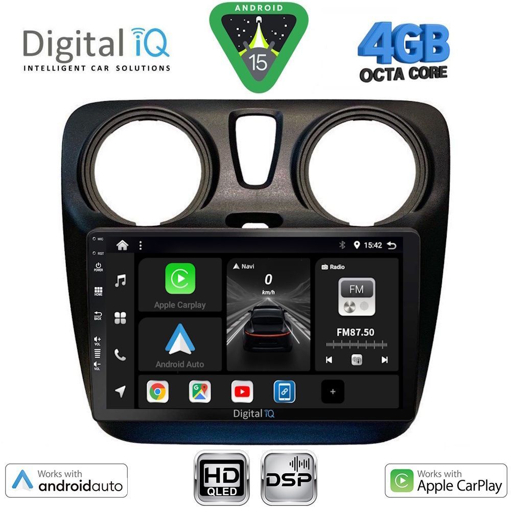 DIGITAL IQ BXF 6112_CPAA (9inc) MULTIMEDIA TABLET for DACIA DOKKER 2012-2022 - DIGITAL IQ BXF 6112_CPAA
