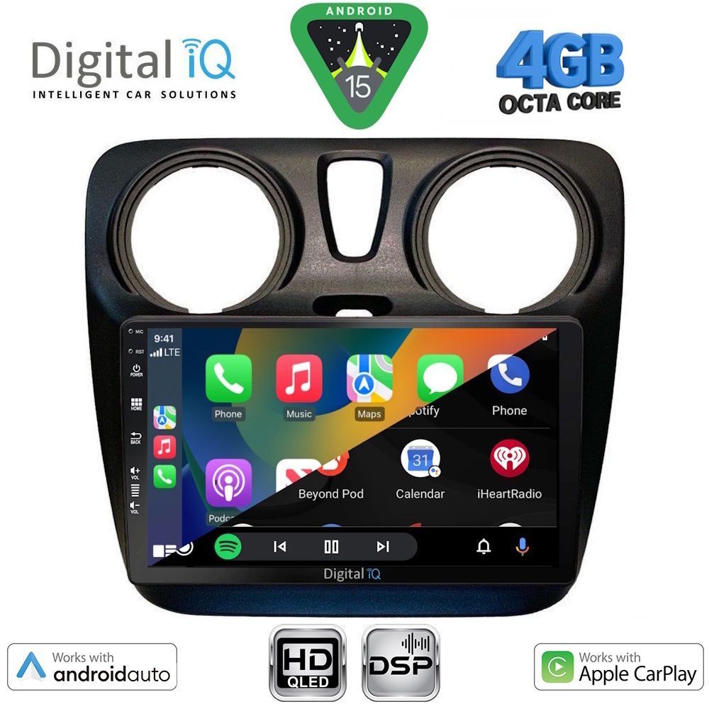 DIGITAL IQ BXF 6112_CPAA (9inc) MULTIMEDIA TABLET for DACIA DOKKER 2012-2022 - DIGITAL IQ BXF 6112_CPAA