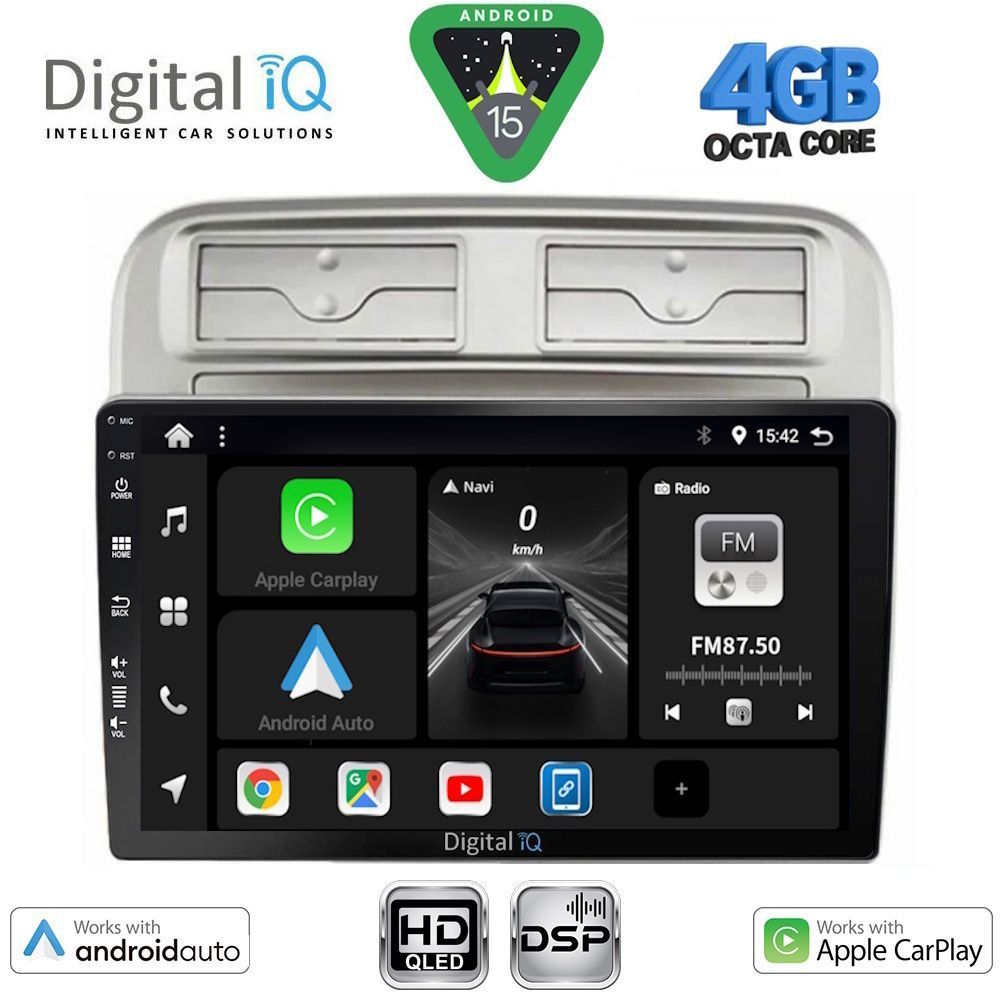 DIGITAL IQ BXF 6128_CPAA (9inc) MULTIMEDIA TABLET for FIAT GRANDE PUNTO mod. 2005-2012