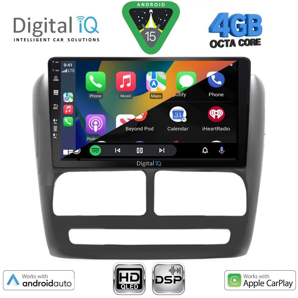 DIGITAL IQ BXF 6137_CPAA (9inc) MULTIMEDIA TABLET for FIAT DOBLO mod. 2010-2015 - DIGITAL IQ BXF 6137_CPAA