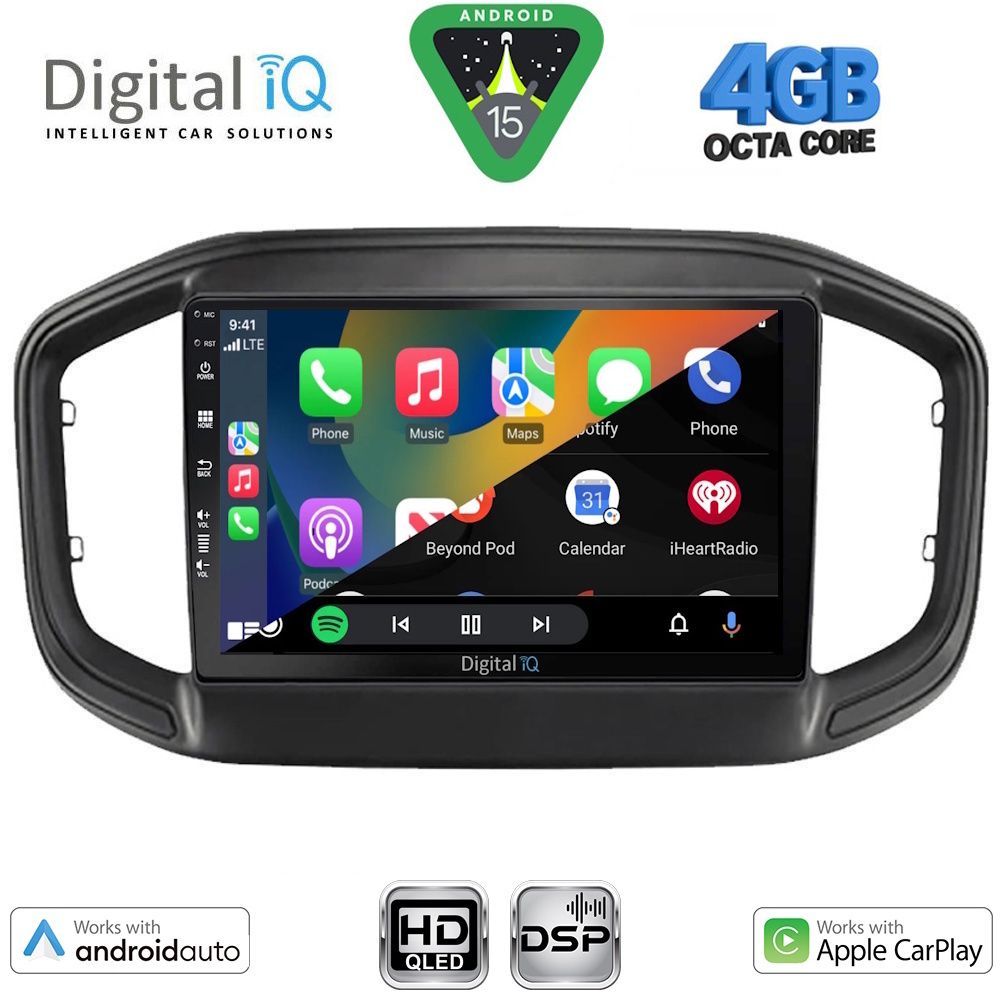 DIGITAL IQ BXF 6147_CPAA (9inc) MULTIMEDIA TABLET for FIAT STRADA mod. 2020-2026 - DIGITAL IQ BXF 6147_CPAA