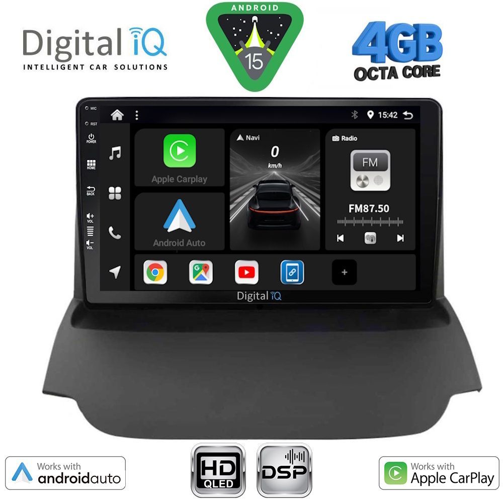 DIGITAL IQ BXF 6150_CPAA (9inc) MULTIMEDIA TABLET for FORD ECOSPORT mod. 2012-2018 - DIGITAL IQ BXF 6150_CPAA