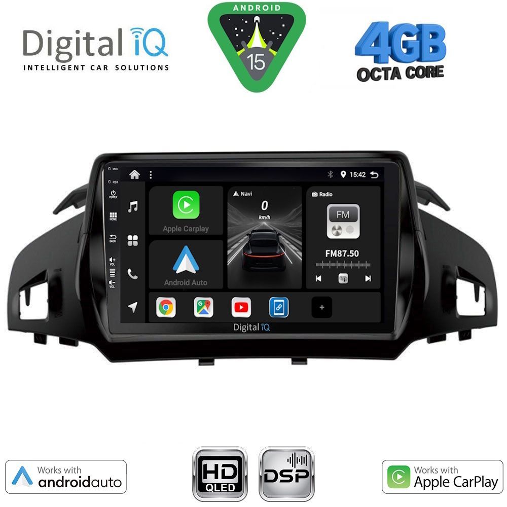 DIGITAL IQ BXF 6160_CPAA (9inc) MULTIMEDIA TABLET for FORD KUGA mod. 2013-2019 – CMAX mod. 2011-2019 - DIGITAL IQ BXF 6160_CPAA