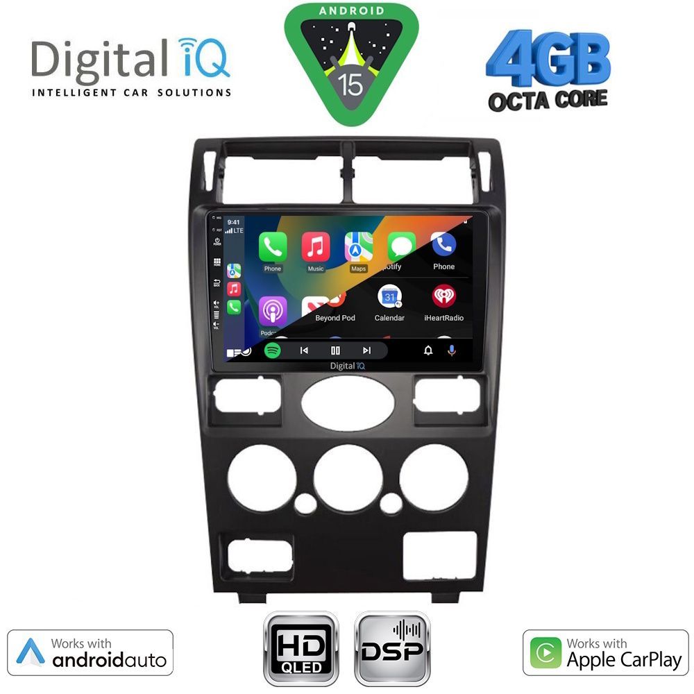 DIGITAL IQ BXF 6161B_CPAA (9inc) MULTIMEDIA TABLET for FORD MONDEO mod. 2003-2006 - DIGITAL IQ BXF 6161B_CPAA