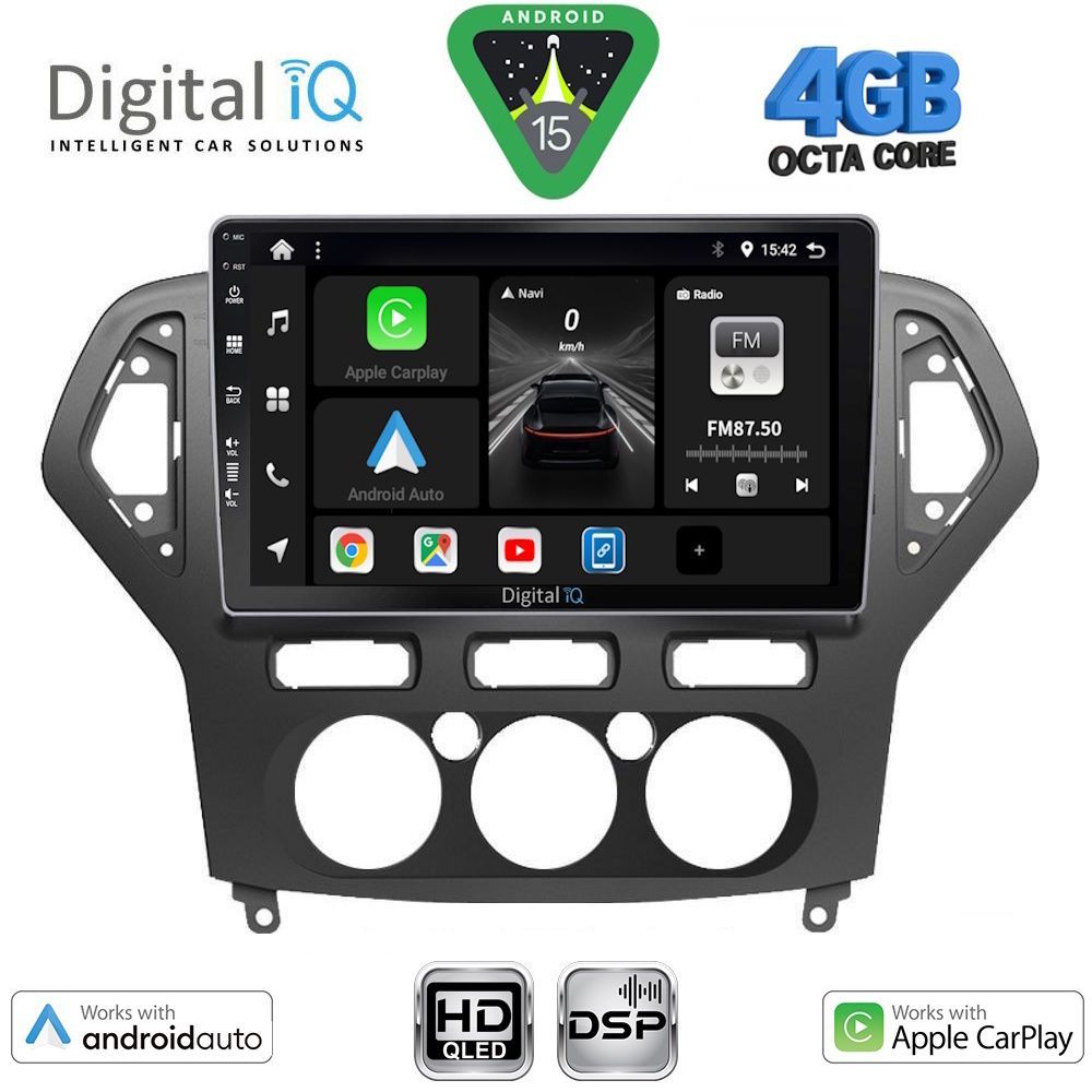 DIGITAL IQ BXF 6162_CPAA A/C (10inc) MULTIMEDIA TABLET for FORD MONDEO mod. 2007-2011 - DIGITAL IQ BXF 6162_CPAA A/C