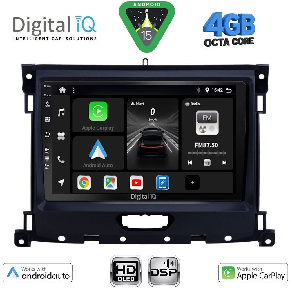 DIGITAL IQ BXF 6173_CPAA (9inc) MULTIMEDIA TABLET for FORD RANGER mod. 2018-2023 - DIGITAL IQ BXF 6173_CPAA