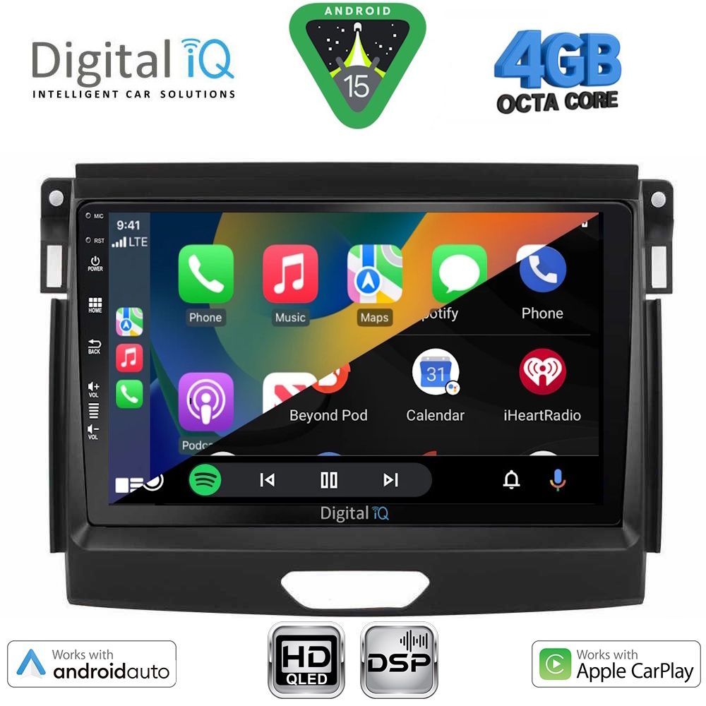DIGITAL IQ BXF 6173_CPAA (9inc) MULTIMEDIA TABLET for FORD RANGER mod. 2018-2023 - DIGITAL IQ BXF 6173_CPAA