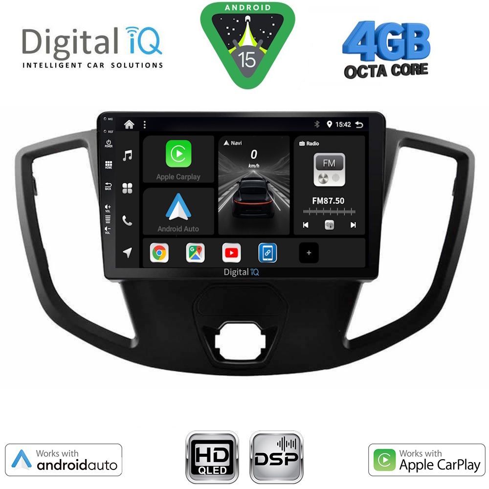 DIGITAL IQ BXF 6179_CPAA (9inc) MULTIMEDIA TABLET for FORD TRANSIT mod. 2014-2020