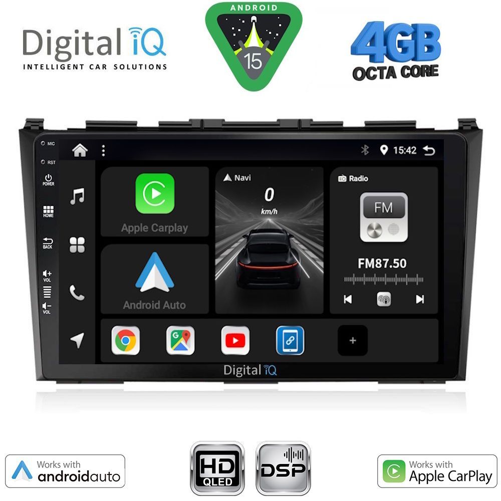 DIGITAL IQ BXF 6197_CPAA (9inc) MULTIMEDIA TABLET for HONDA CRV mod. 2006-2012 - DIGITAL IQ BXF 6197_CPAA