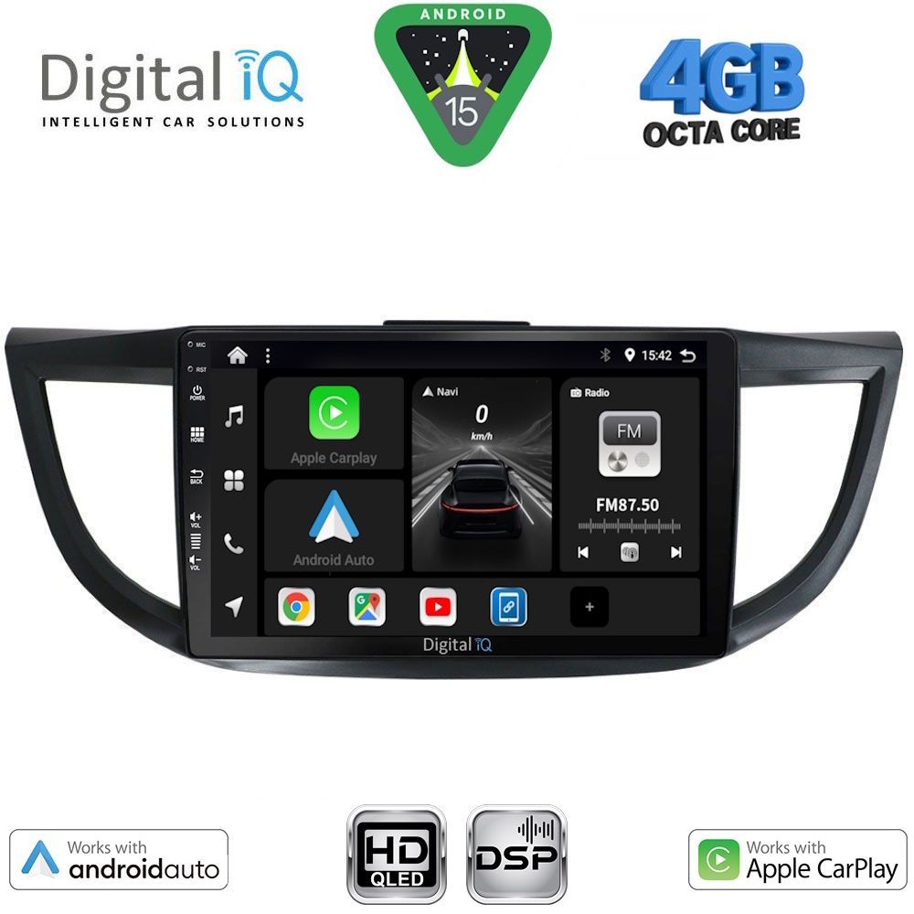 DIGITAL IQ BXF 6198_CPAA (10inc) MULTIMEDIA TABLET for HONDA CRV mod. 2013-2017 - DIGITAL IQ BXF 6198_CPAA
