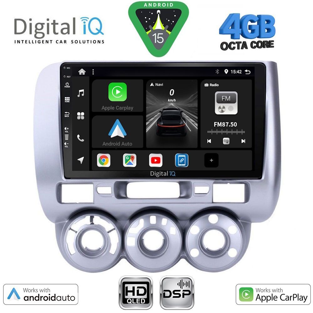 DIGITAL IQ BXF 6210_CPAA A/C (9inc) MULTIMEDIA TABLET for HONDA JAZZ mod. 2002-2008 - DIGITAL IQ BXF 6210_CPAA A/C