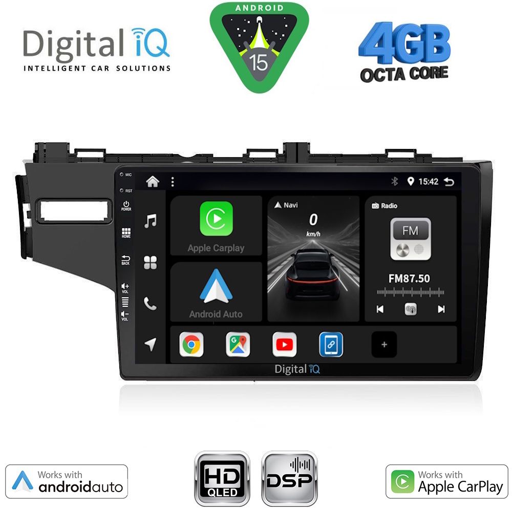 DIGITAL IQ BXF 6212_CPAA (10inc) MULTIMEDIA TABLET for HONDA JAZZ mod. 2013-2019 - DIGITAL IQ BXF 6212_CPAA