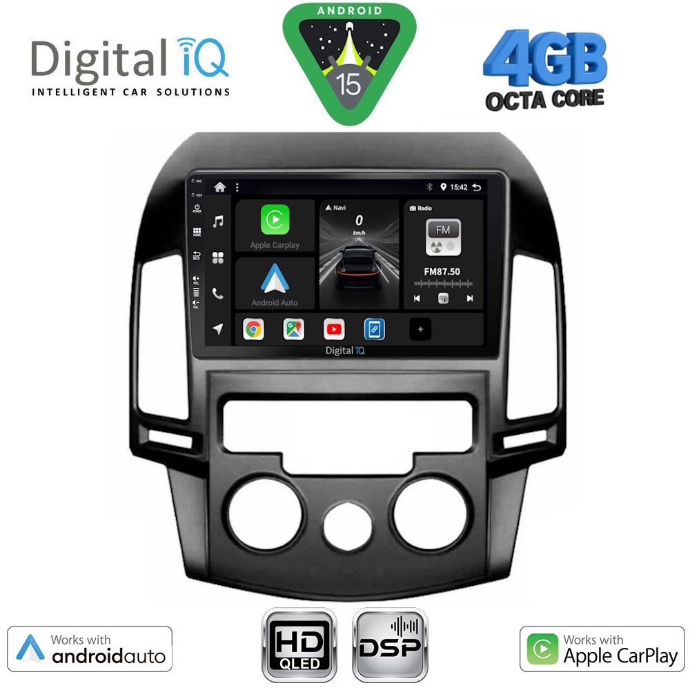 DIGITAL IQ BXF 6231_CPAA A/C (9inc) MULTIMEDIA TABLET for HYUNDAI i30 mod. 2007-2012 - DIGITAL IQ BXF 6231_CPAA A/C