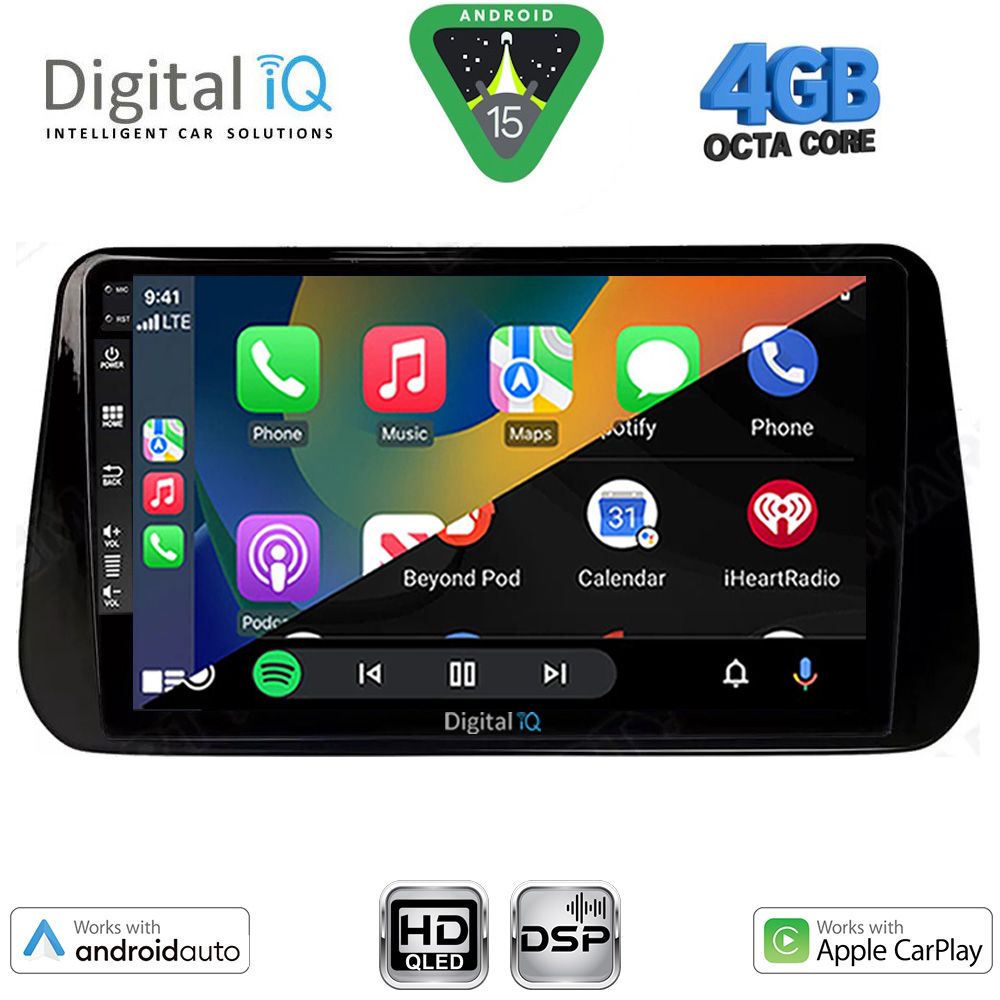 DIGITAL IQ BXF 6238B_CPAA (10inc) MULTIMEDIA TABLET for HYUNDAI IX45 - SANTA FE mod. 2021-2023 - DIGITAL IQ BXF 6238B_CPAA