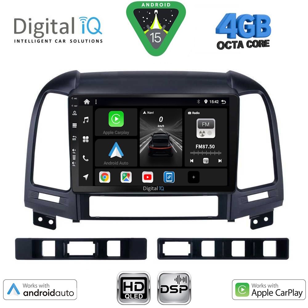 DIGITAL IQ BXF 6239_CPAA (9inc) MULTIMEDIA TABLET for HYUNDAI SANTA FE  mod. 2005-2013 - DIGITAL IQ BXF 6239_CPAA