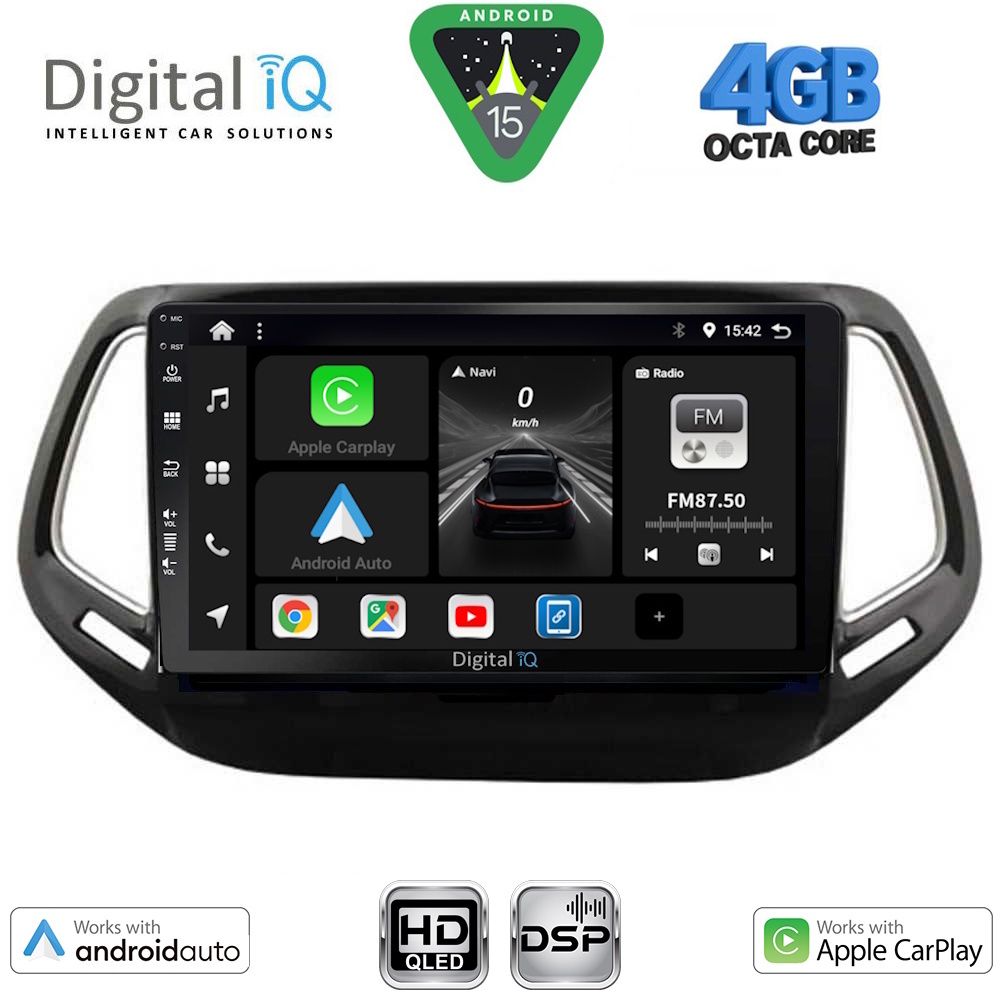 DIGITAL IQ BXF 6278_CPAA (10inc) MULTIMEDIA TABLET for JEEP COMPASS mod. 2016-2021 - DIGITAL IQ BXF 6278_CPAA