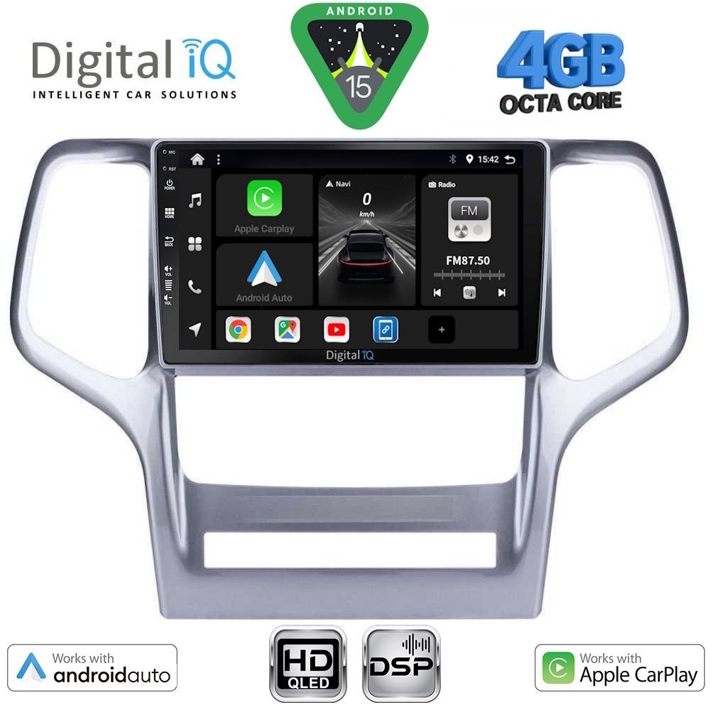 DIGITAL IQ BXF 6282_CPAA (9inc) MULTIMEDIA TABLET for JEEP GRAND CHEROKEE mod. 2011-2014 - DIGITAL IQ BXF 6282_CPAA