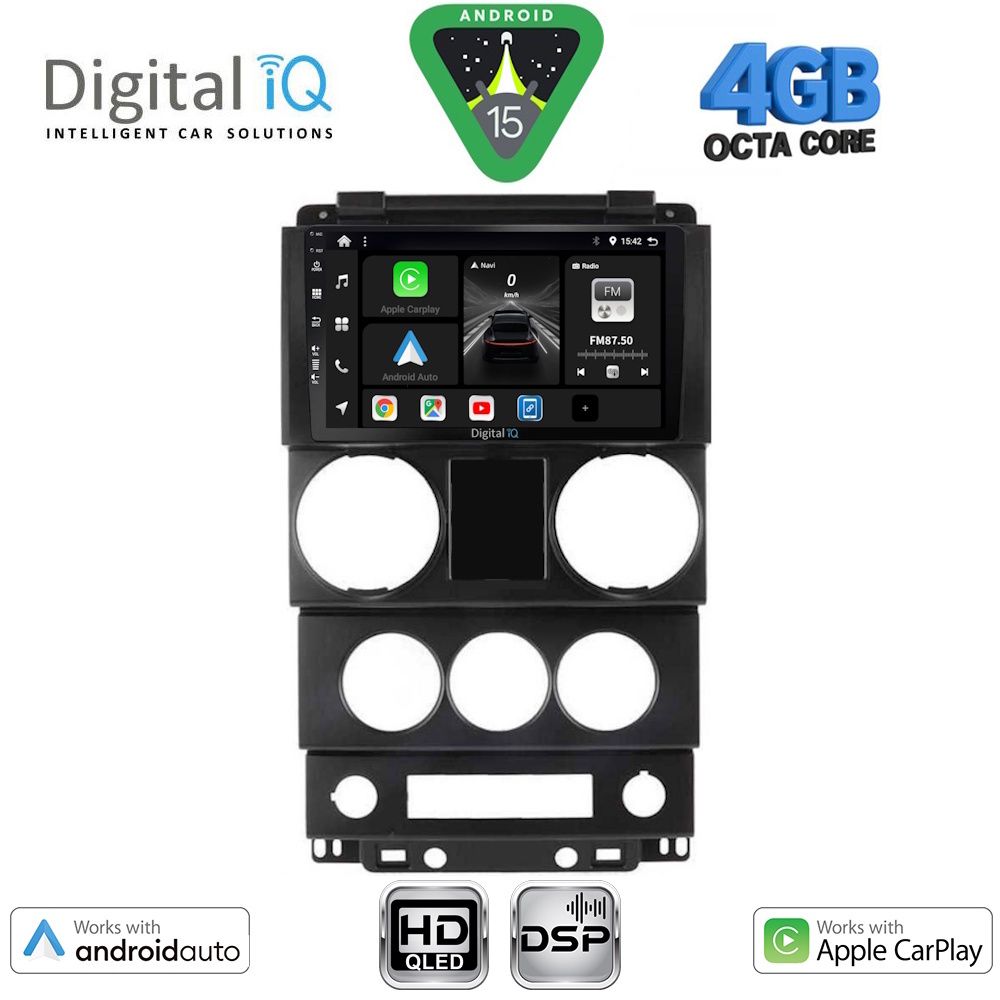 DIGITAL IQ BXF 6292_CPAA (9inc) MULTIMEDIA TABLET for JEEP WRANGLER  mod. 2006-2011 - DIGITAL IQ BXF 6292_CPAA