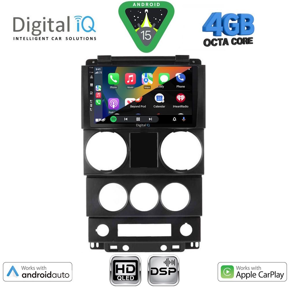 DIGITAL IQ BXF 6292_CPAA (9inc) MULTIMEDIA TABLET for JEEP WRANGLER  mod. 2006-2011 - DIGITAL IQ BXF 6292_CPAA