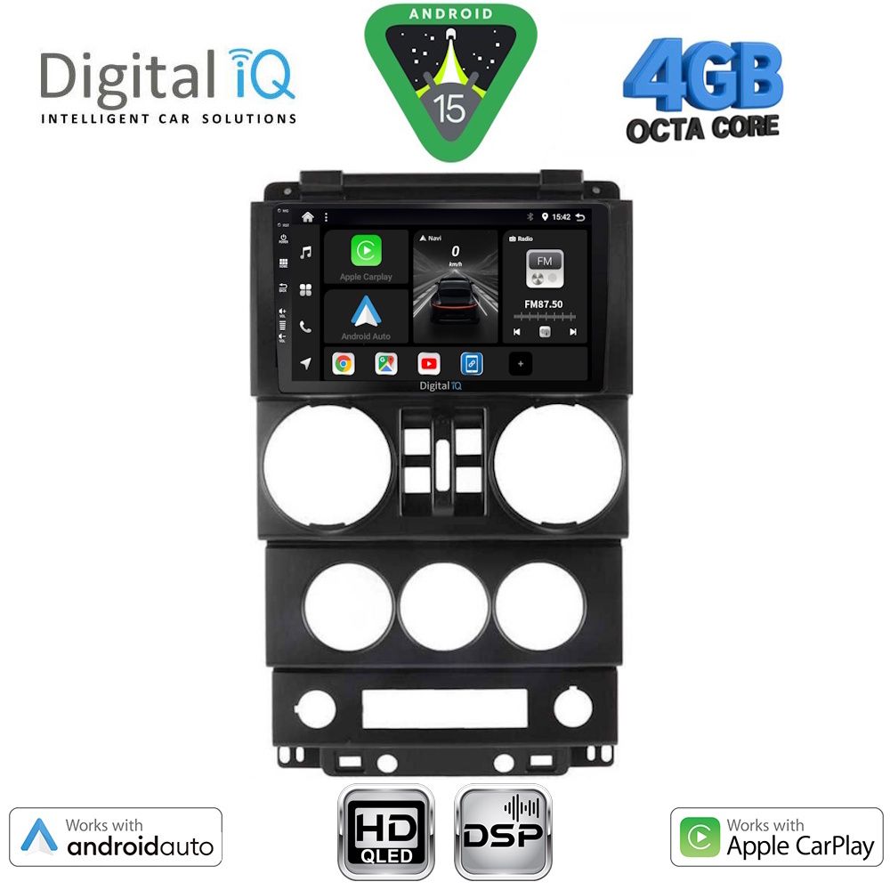 DIGITAL IQ BXF 6294_CPAA (9inc) MULTIMEDIA TABLET for JEEP WRANGLER mod. 2006-2011 - DIGITAL IQ BXF 6294_CPAA