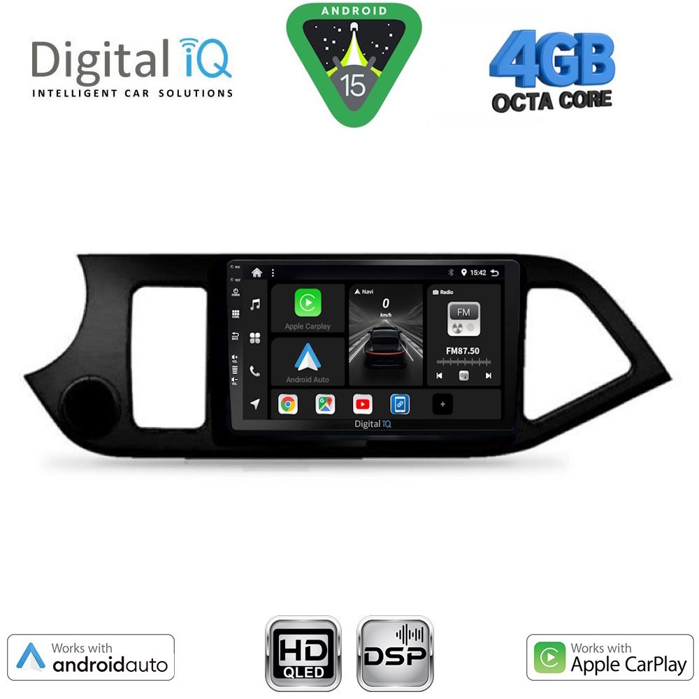 DIGITAL IQ BXF 6308_CPAA (9inc) MULTIMEDIA TABLET for KIA PICANTO mod. 2011-2017 - DIGITAL IQ BXF 6308_CPAA