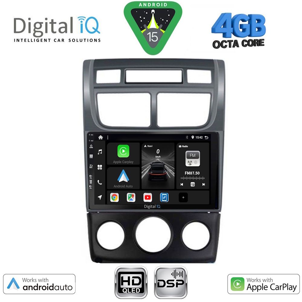 DIGITAL IQ BXF 6324BL_CPAA (A/C) (9inc) MULTIMEDIA TABLET for KIA SPORTAGE mod. 2004-2010 - DIGITAL IQ BXF 6324BL_CPAA (A/C)